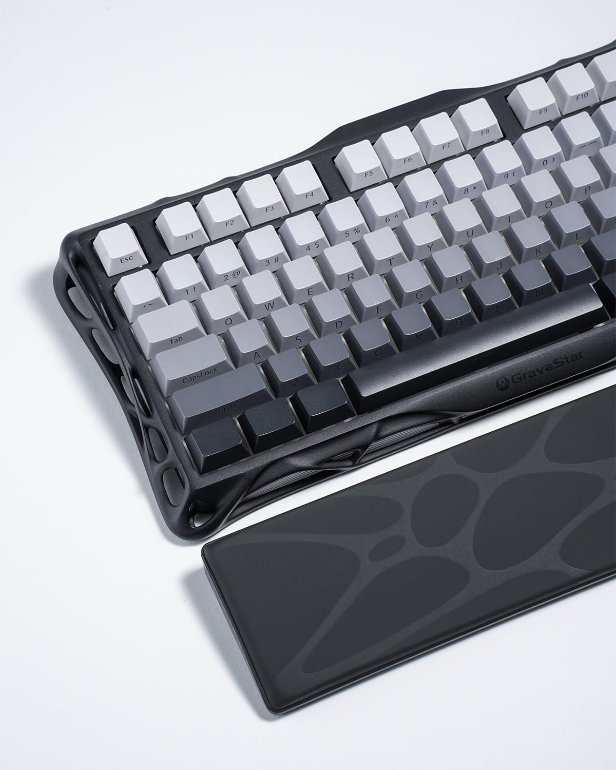 Amazon.com : GravaStar Keyboard Wrist Rest Pad - Black : Office